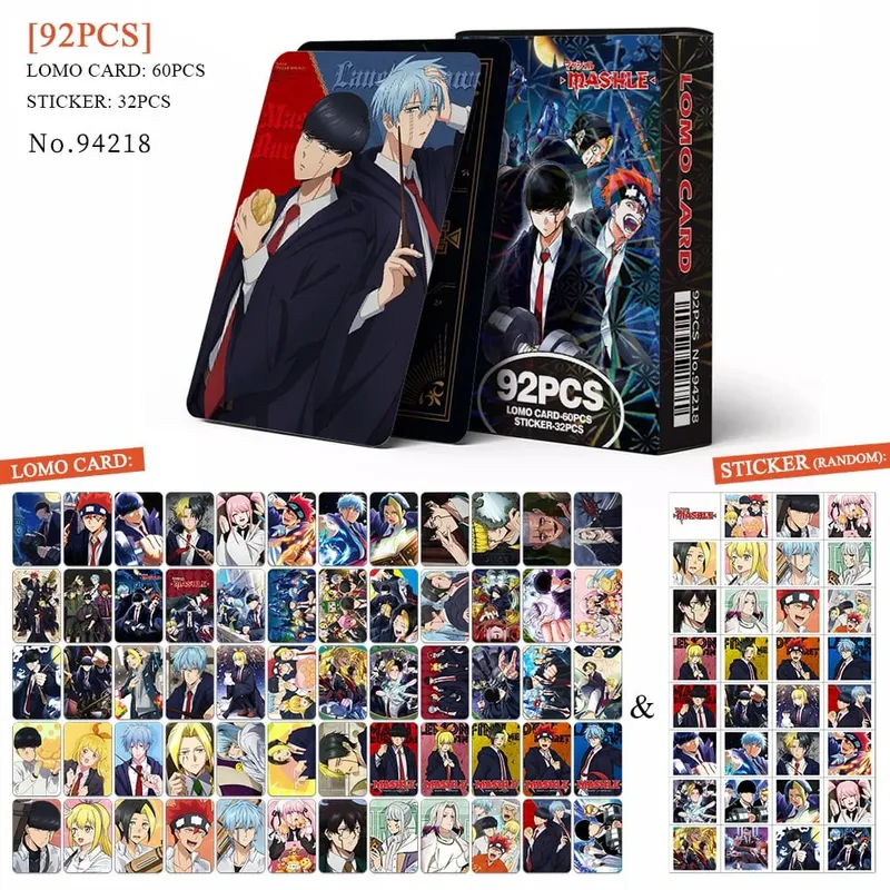מתקפת אנימה על טיטאן Lomo Card גלויה צעצוע Haikyuu רוקח יומני הונקאאי כוכבי אוסף כרטיסים עם מדבקות מתנה — image 9