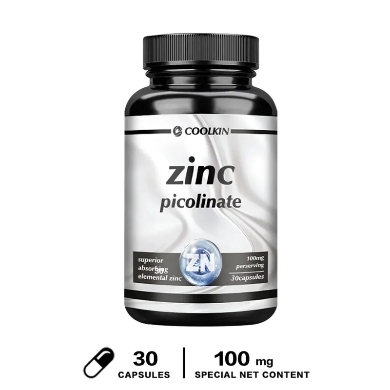 Zinc Picolinate Capsules - Boosts Immune Support Sleep & Energy