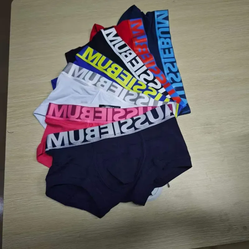 2026 Fashion Men's Cross-border Europe, America, Simple Fashion Men's Classic briefs Cotton Sweat-absorbing AUM-360