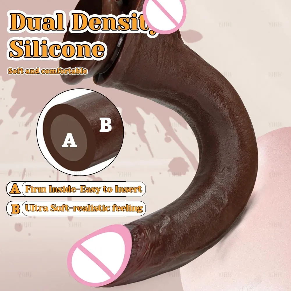 Realistic Skin/Black Dildo Silicone Long Penis Huge Dildos with Suction Cup Dick for Women Masturbation Anal Sex Toys for Adults — image 4