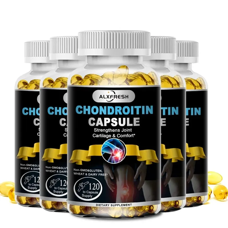 Alxfresh Glucosamine Chondroitin na may MSM Turmeric Vitamin D para sa Bone Absorption Calcium Immune System Support Supplement