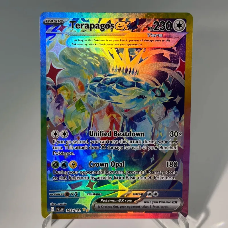 Prismatic Evolutions PKM Cards PTCG5-A GX Rainbow Umbreon Sylveon Leafeon ex Rare Collection Battle Toys Δώρα για χόμπι — image 32