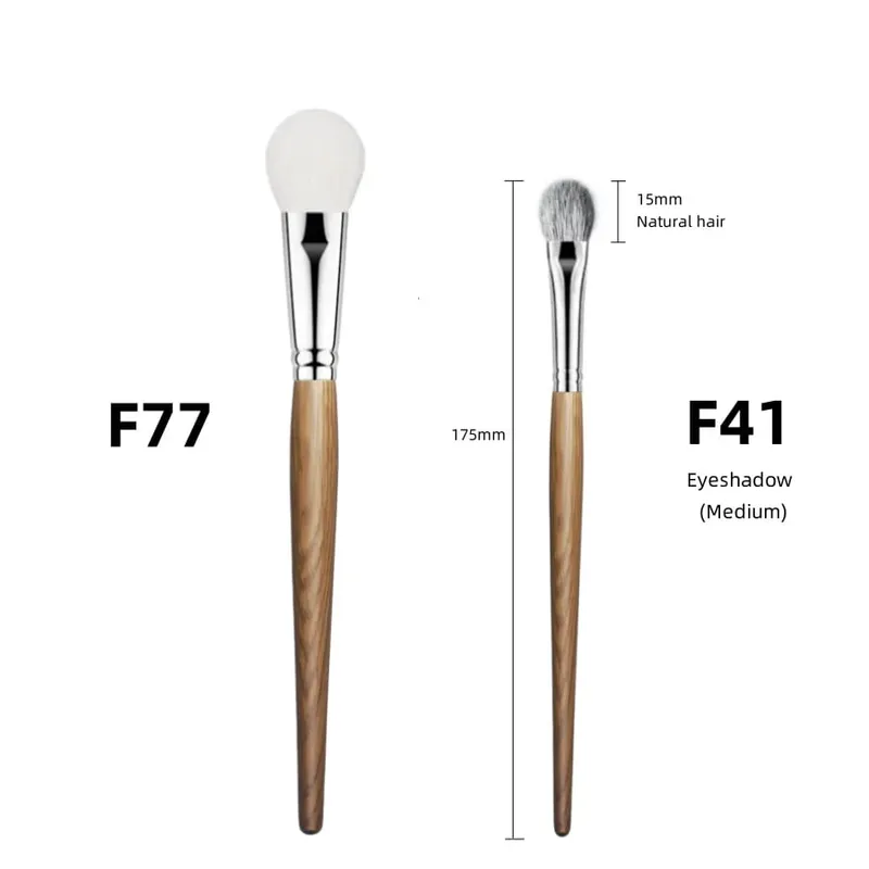 Natural Hair Blush Brush Face Highlighter Shadow Makeup Brushes Natural Goat Hairs Bronzer Pro Essential Cosmetic Tools — image 14