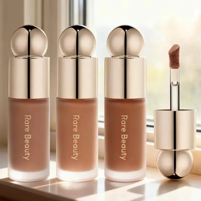 Rare Beauty Serene Gentle Mellow Solac Liquid Bronzer Shade Face Contour Ομαλό ανταύγειες Καθρέφτης διάρκειας φυσικής σκιάς μακιγιάζ — image 3