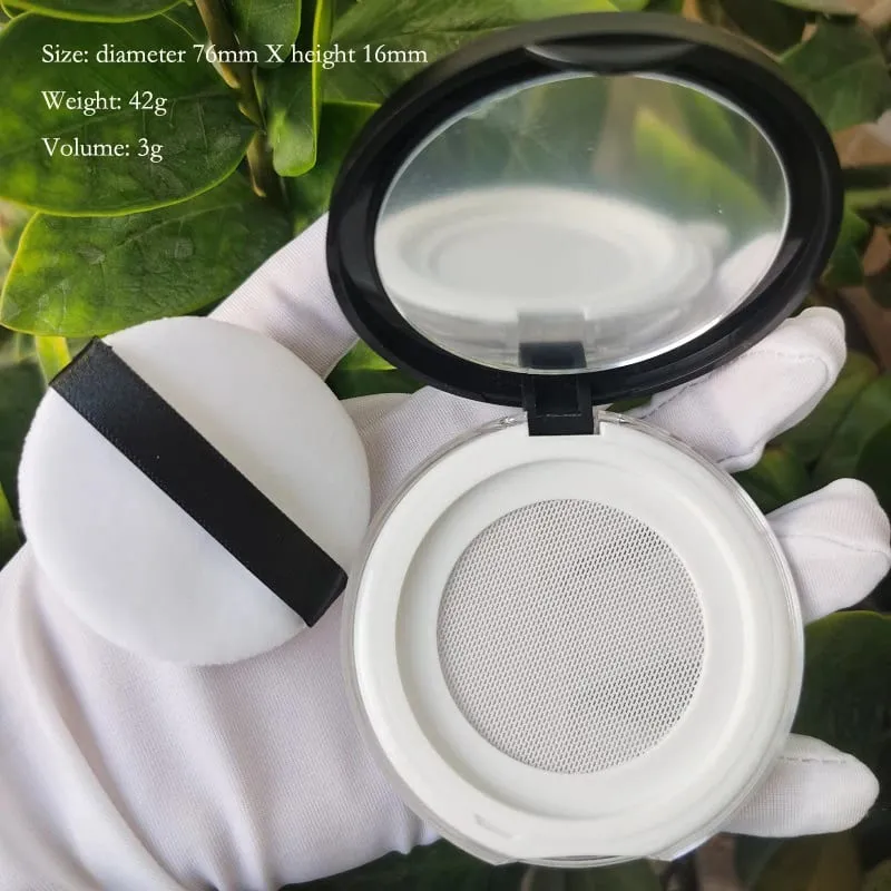 10 Miếng Combo Giá Bán Siêu Siêu Mỏng 5G Trang Điểm Bao Bì Loose Powder Setting Powder Case Với Puff