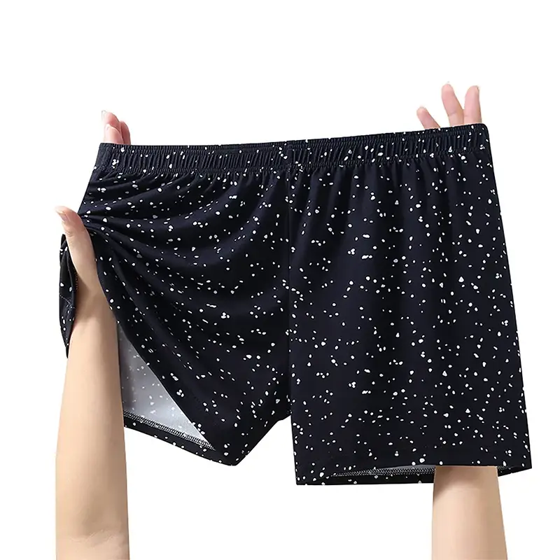 5PCS New Style Men Panties Men's Polka Dot Aro Pants with Flat Corners Soft Skin Friendly Fat Pants Breathable Men Underwear — image 9