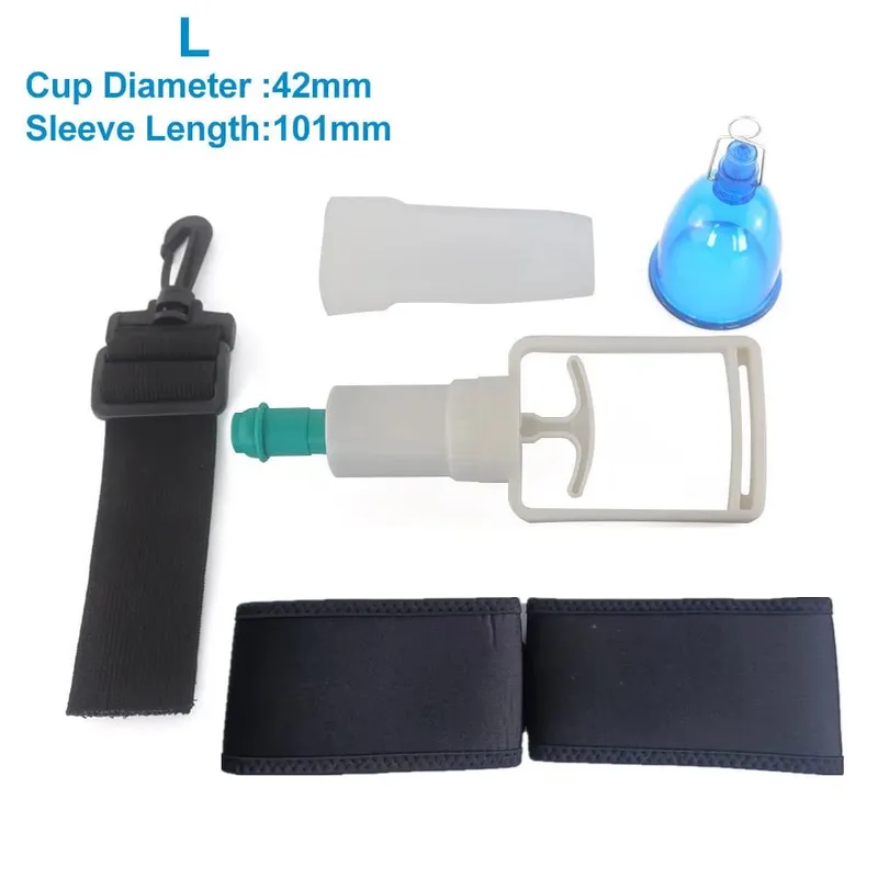 Pure Physical Penile Exerciser Extender Vacuum Pump Penis Enlargement Belt Penis Stretcher Cock Massager Cup Sex Toys For Men 18