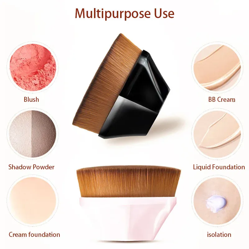 1 τεμ. New Arrival Foundation Brush BB Cream Πινέλα μακιγιάζ Loose Powder Brush Flat Kit Pincel Maquiagem πινέλα μακιγιάζ