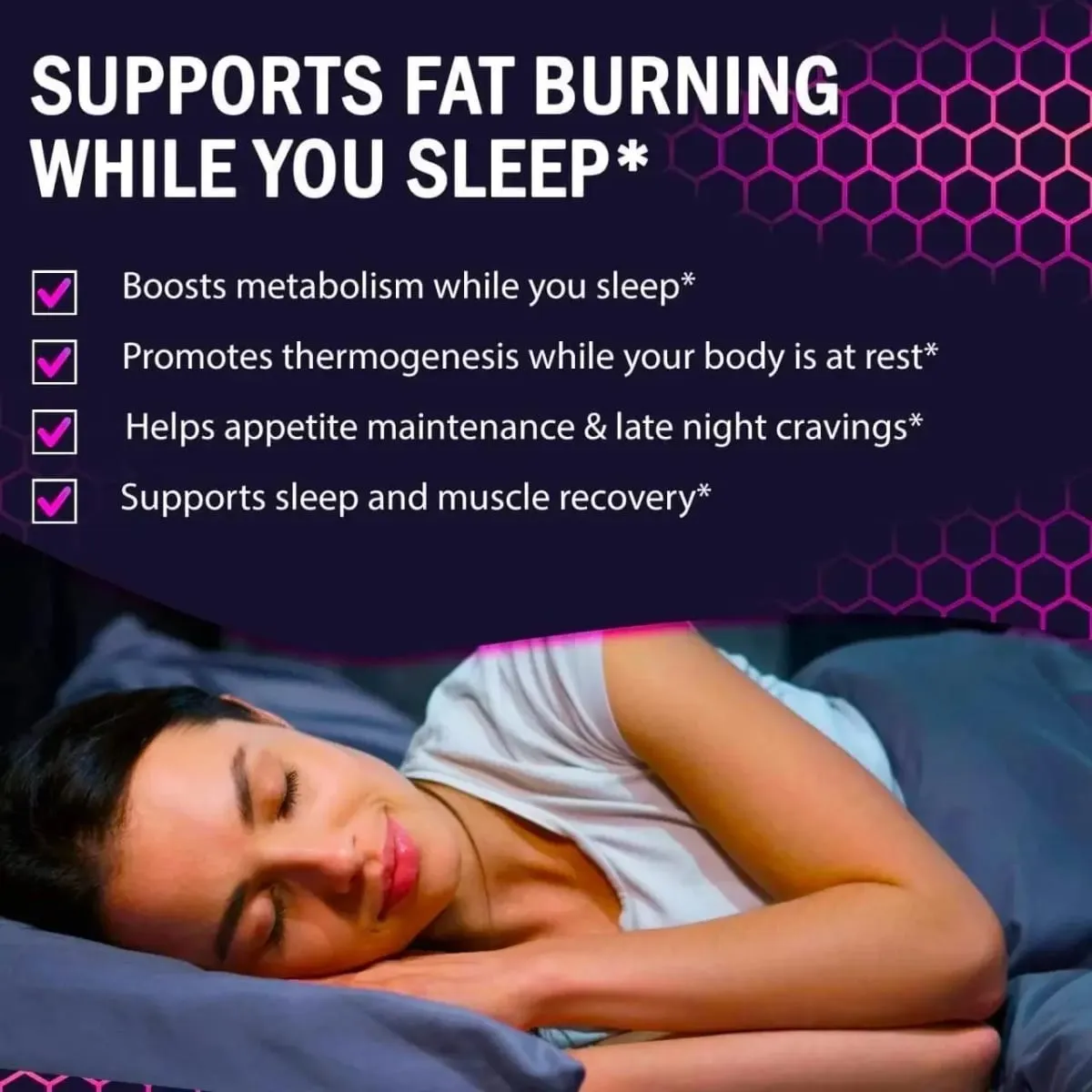 Nighttime Fat Burning Gummies - Fat Burning Metabolism Boosting Healthy Weight ManagementSupplementsSupplements — image 6