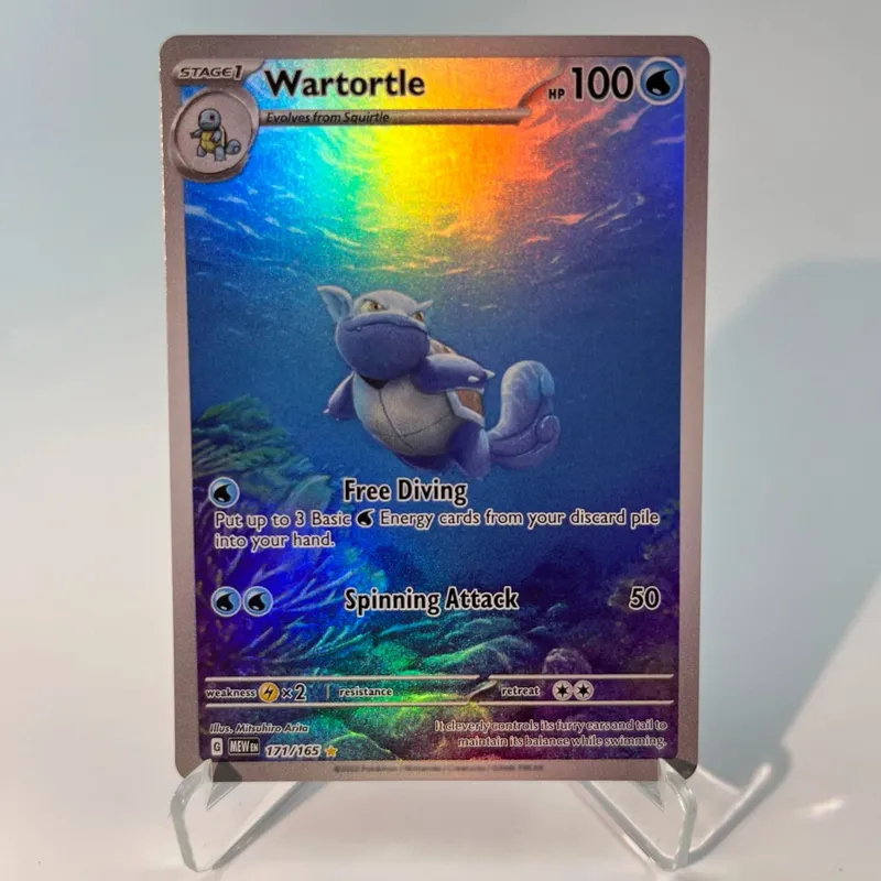 כרטיסי פוקימון 151 PKM PTCG3-D Bulbasaur Squirt Rainbow Gengar לשעבר Holographic Ex GX Rare Collection מתנות צעצועי קרב לתחביבים