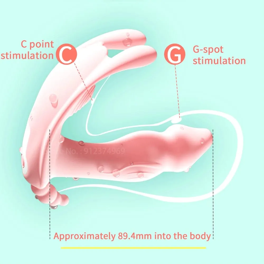 Remote Control Dildo Vibrators Panties for Women G Spot Massage Clitoris Stimulator Sex Machine Female Masturbator Vagina Toy — image 2