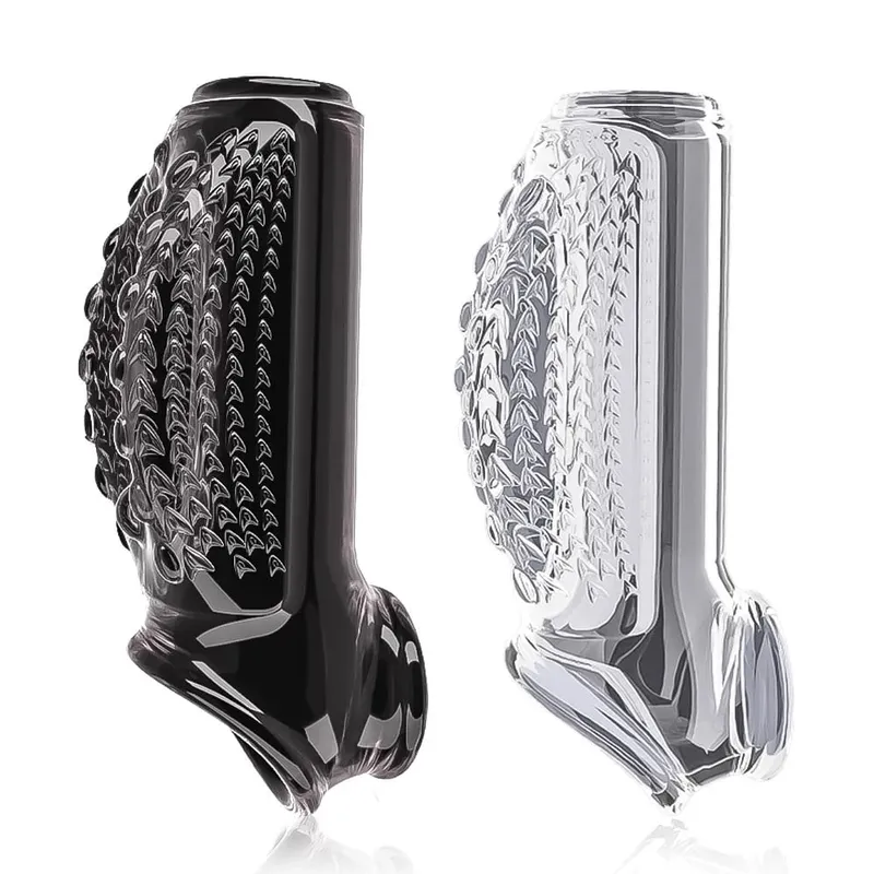Penis Enlargement Sleeve Thickened Cock Ring Penis Extended Delay Time Sex Toys Lock Semen Adult Sex Products Penis Extension