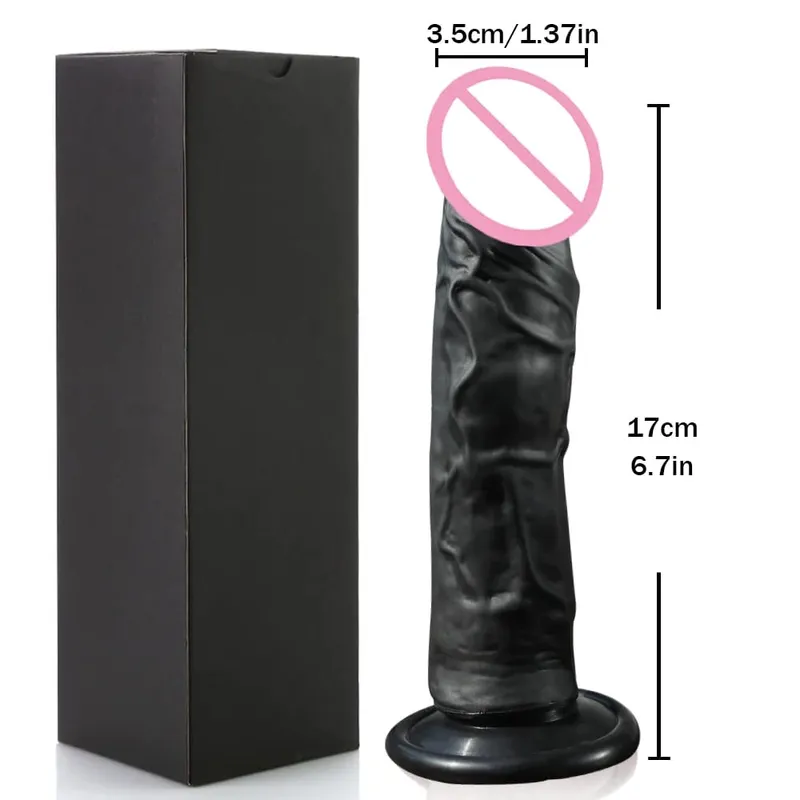 Realistic G-Spot Dildo with Suction Cup Silicone Penis Anal Dildo Adults Sex Toys for Women Man Strapon Dick Vagina Stimulator