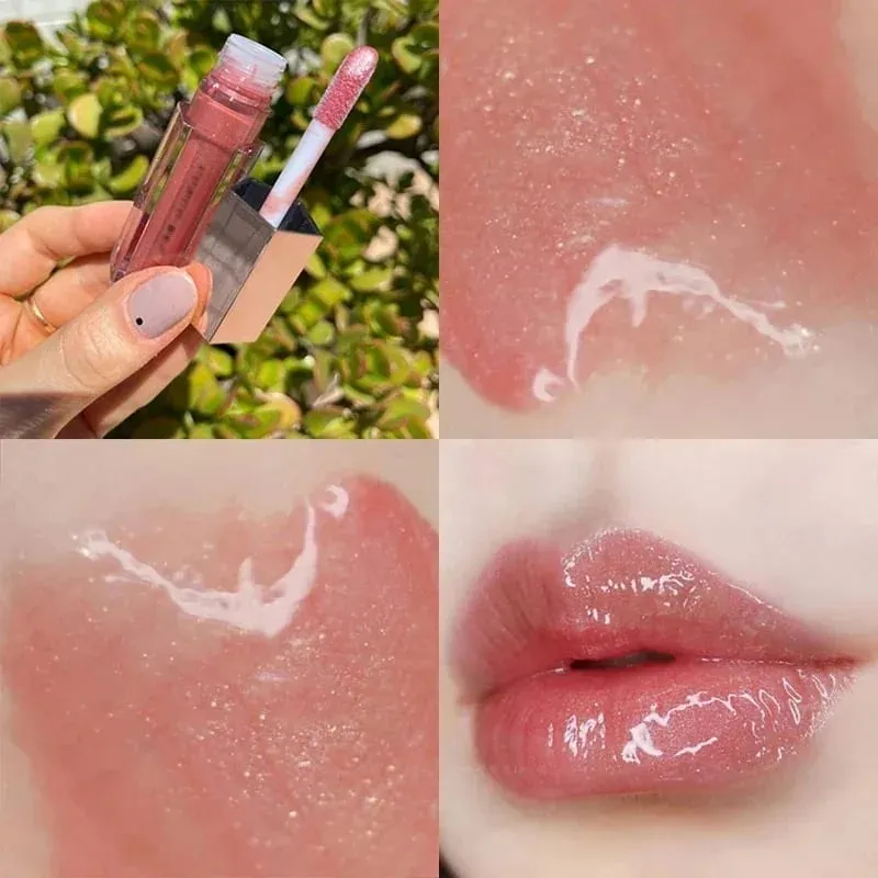 Fenty Beauty Transparent Lip Gloss Multicolor Moisten Shine Glitter Lip Plumper Makeup Beginner Liquid Lipstick Makeup Cosmetics