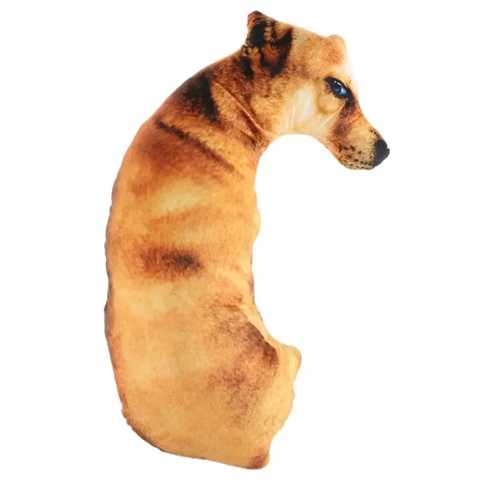 Cute 3D Lifelike Animal Throw Pillow Soft Plush Dog Pillow Creative Cushion Home — image 2