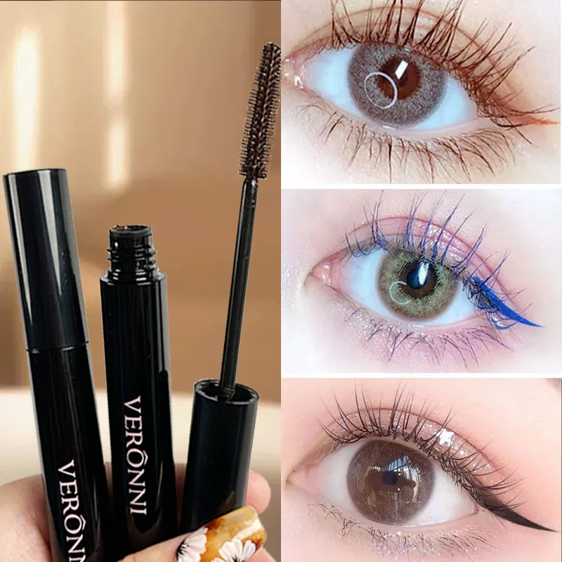 Mascara 7 Shades Colorful Waterproof Long Lasting Curling Lengthening Thick Eyelash Makeup Party Cosplay Festival Eye Makeup Cos — image 1