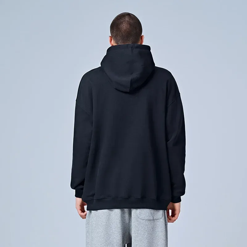 Mens Y2K Spider Print Hooded Streetwear Retro Clothing Loose Hip Hop Quirky Punk Sweatshirt Fashion Couple Sports Sweater