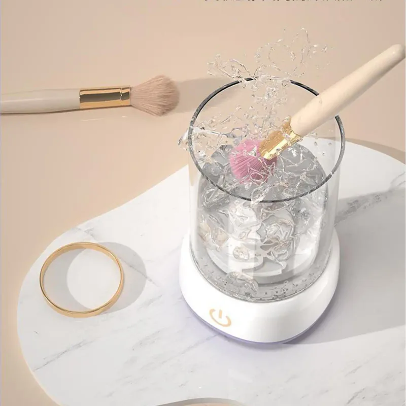 Professional Makeup Brush Cleaner Makeup Tool Washer Portable Automatic Cosmetic Brushes Cleaner Machine for Home Vanity Travel — image 3
