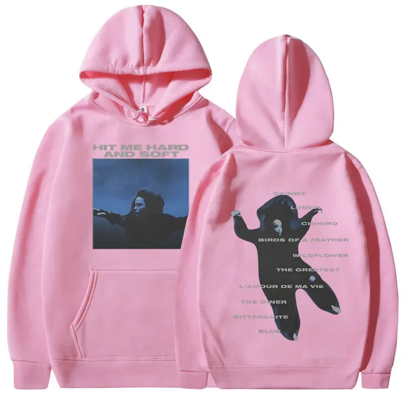 Hit Me Sert ve Yumuşak 2024 Tur Kapüşonlu Erkek Kadın Moda Vintage Harajuku Sweatshirt Uzun Kollu Büyük Boy Kazak Hayranları Hediye — image 5