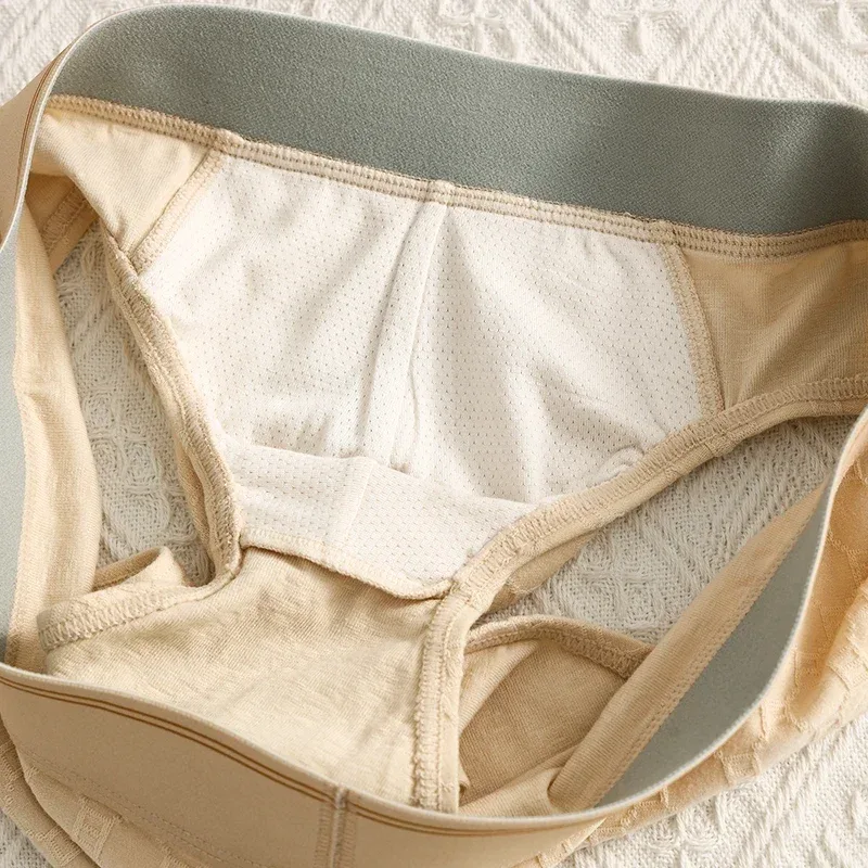 Fashion Men's Underwear Breathable and Comfy Pure Cotton Knit Briefs — image 14