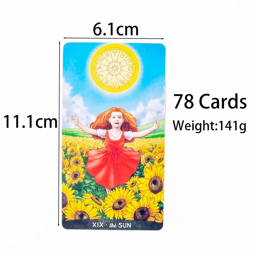 Hot Selling Gregory Scott Tarot 78-card Deck English Visions For Beginners Παζλ Leisure Family Friend Party Game 11,1*6,1cm