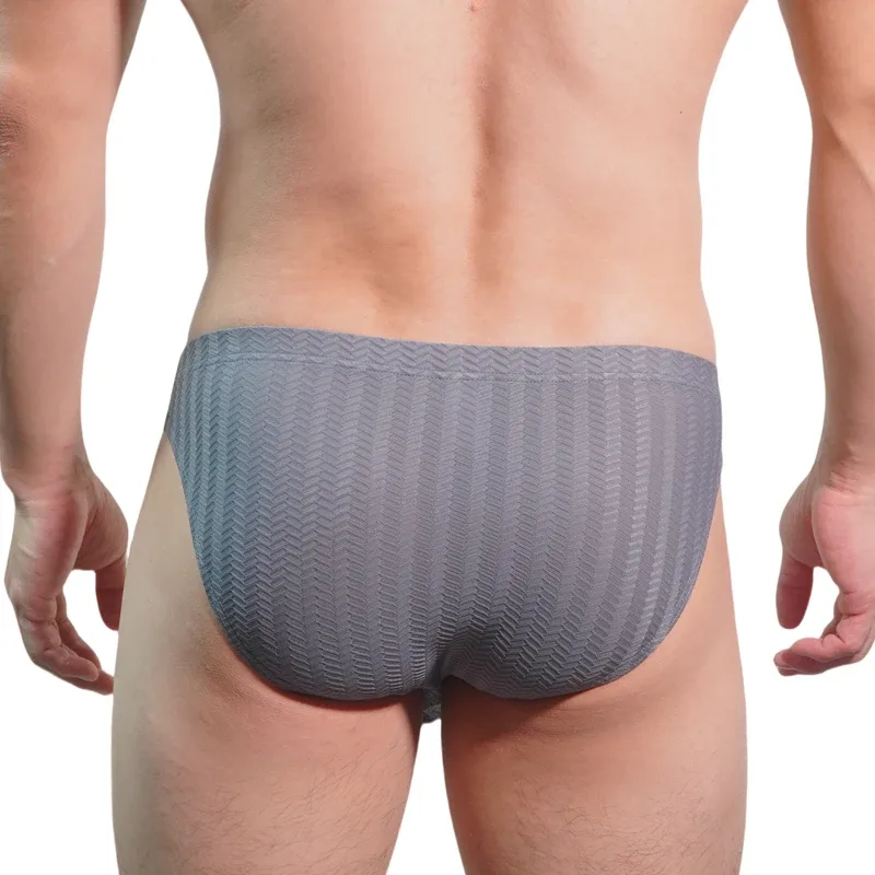 Men Bikini Sexy Briefs Underwear Lace Butt-lifting Male Panties Cuecas Calzoncillos Hombre Slips Quick Dry Mens Elastic Lingerie — image 3