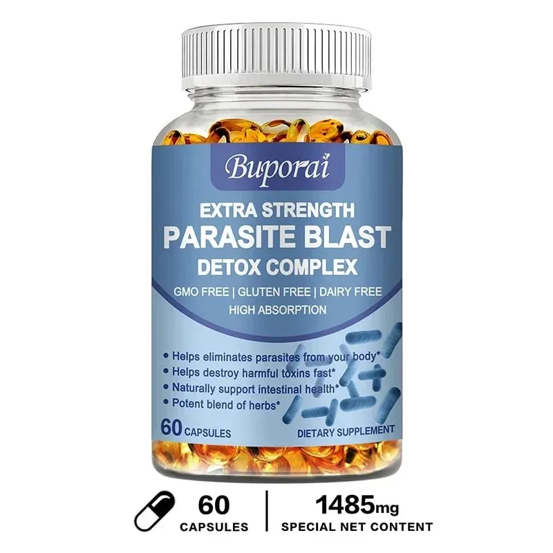 Parasite Blast Detox Complex - Promotes Intestinal Health Metabolism Digestive Health and Improves The Immune System