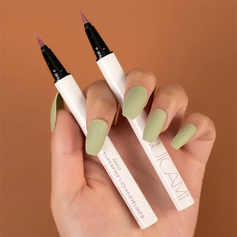 Pearlescent White Liquid Eyeliner Pen Waterproof Non-dizzy Eye Liner Shadow Pen Fast-drying Lasting Shiny Lying Silkworm Pencil