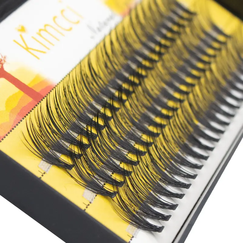 30D Kimcci Individual Eyelash Extension 1CASE 0.07C Makeup Grafting Cluser Eyelashes Natural Soft Fase Eye Lashes Cilia as SILK