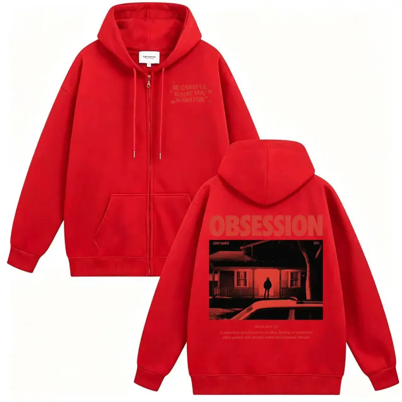 2026ภาพยนตร์Obsessionเสื้อกันหนาวเสื้อแจ็คเก็ตOne Wish Willowระวังสิ่งที่คุณWishสำหรับEyeผู้ชายแฟชั่นRetro zip Up Hoodies
