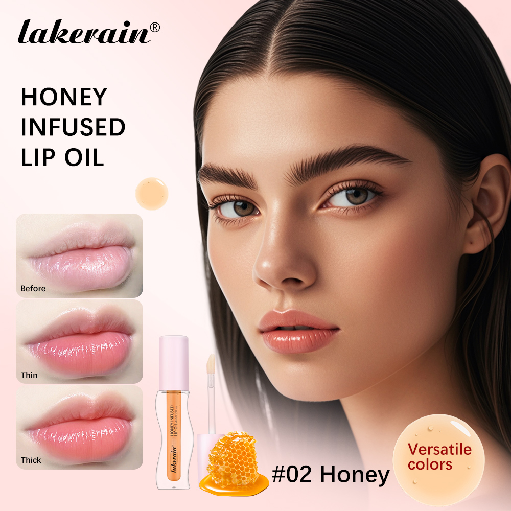 Crystal Fruit Honey Essence Lip Oil Sexy Plump Lip Jelly Strawberry Tinted Lip Liquid Waterproof Moisturize Oil Lipgloss Makeup — image 5