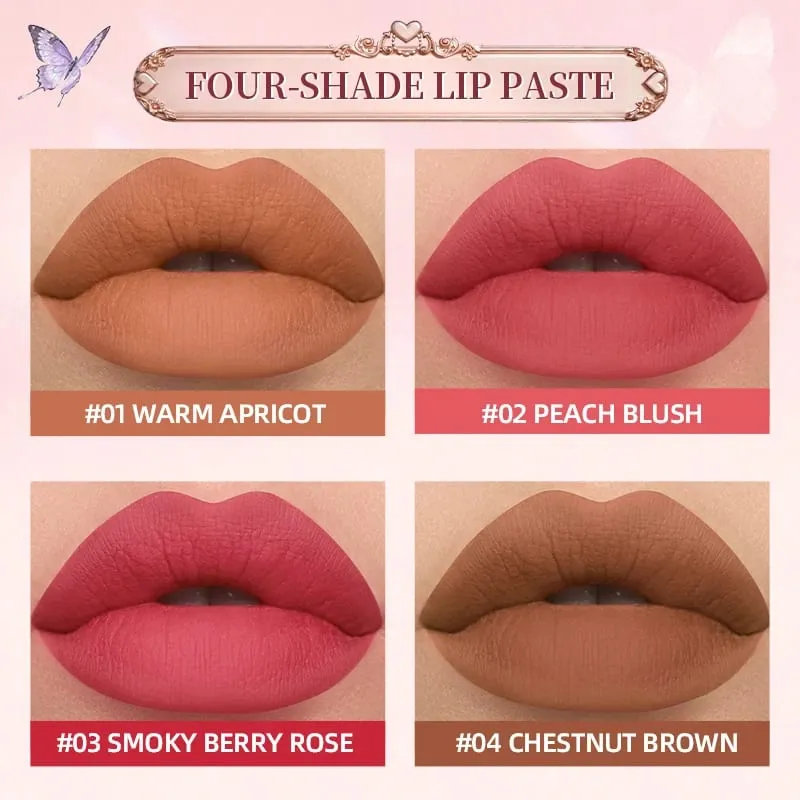 Πολυτελές σετ μακιγιάζ Pink Butterfly Cosmetic Kit Eyeshadow Palette Lip Tint Blush Mascara Eyeliner Highlighter Beauty Makeup Δώρο
