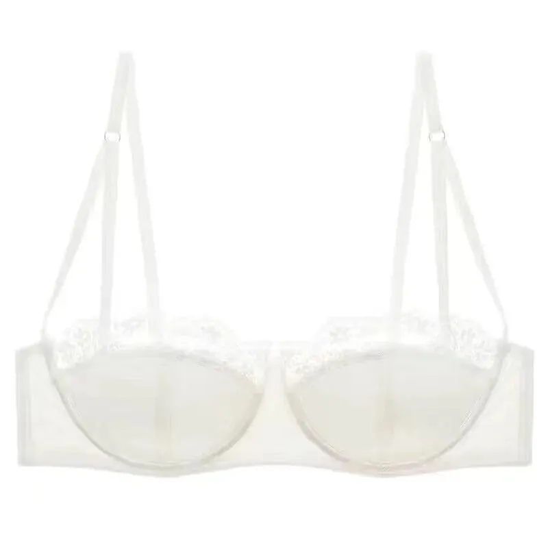 European Satin Half Cup Push Up BH Set Bügel Dünn Glatt Grün Spitze Komfortabel Sexy Dessous Für Damen 32-38 Hot Selling YEMOMO