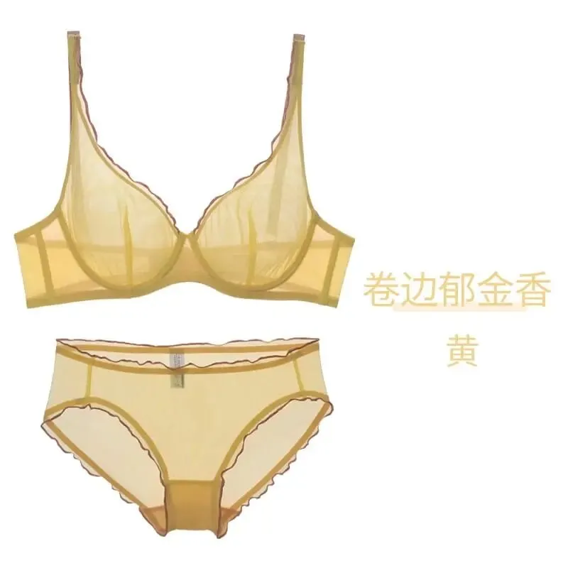 Womens Non Padded Lingerie Set Push Up Bra Full Cup Lightweight Summer Push Up Bra for Women Ultra Thin Support Bra Best Seller — image 15