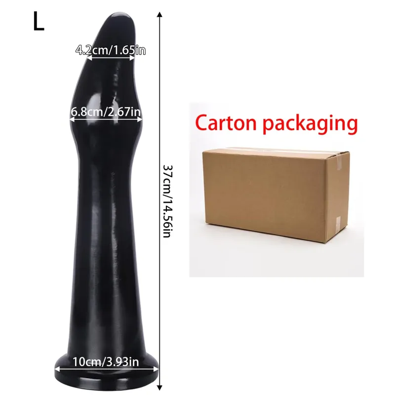 4 Μεγεθών Long Anal Plug Big Anal Dialator Dildo Huge Long Large XL Πρωκτικό βύσμα Εκπαίδευση Expansion Butt Plug Παιχνίδια σεξ για γυναίκες ομοφυλόφιλοι — image 12