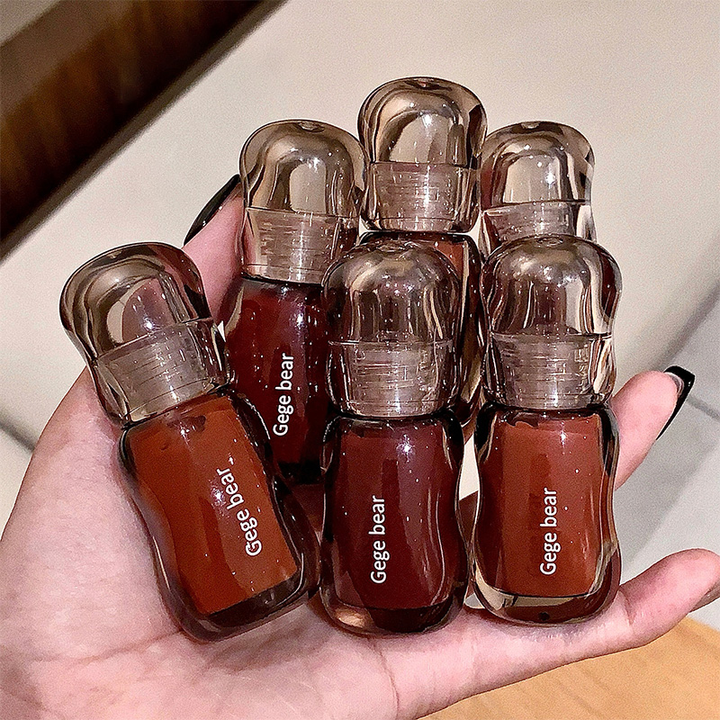 Gege Bear Crystal Gloss Lip Tint — Autumn/Winter Hydrating Formula Mirror-Gloss Finish Youthful Plumping Effect — image 7