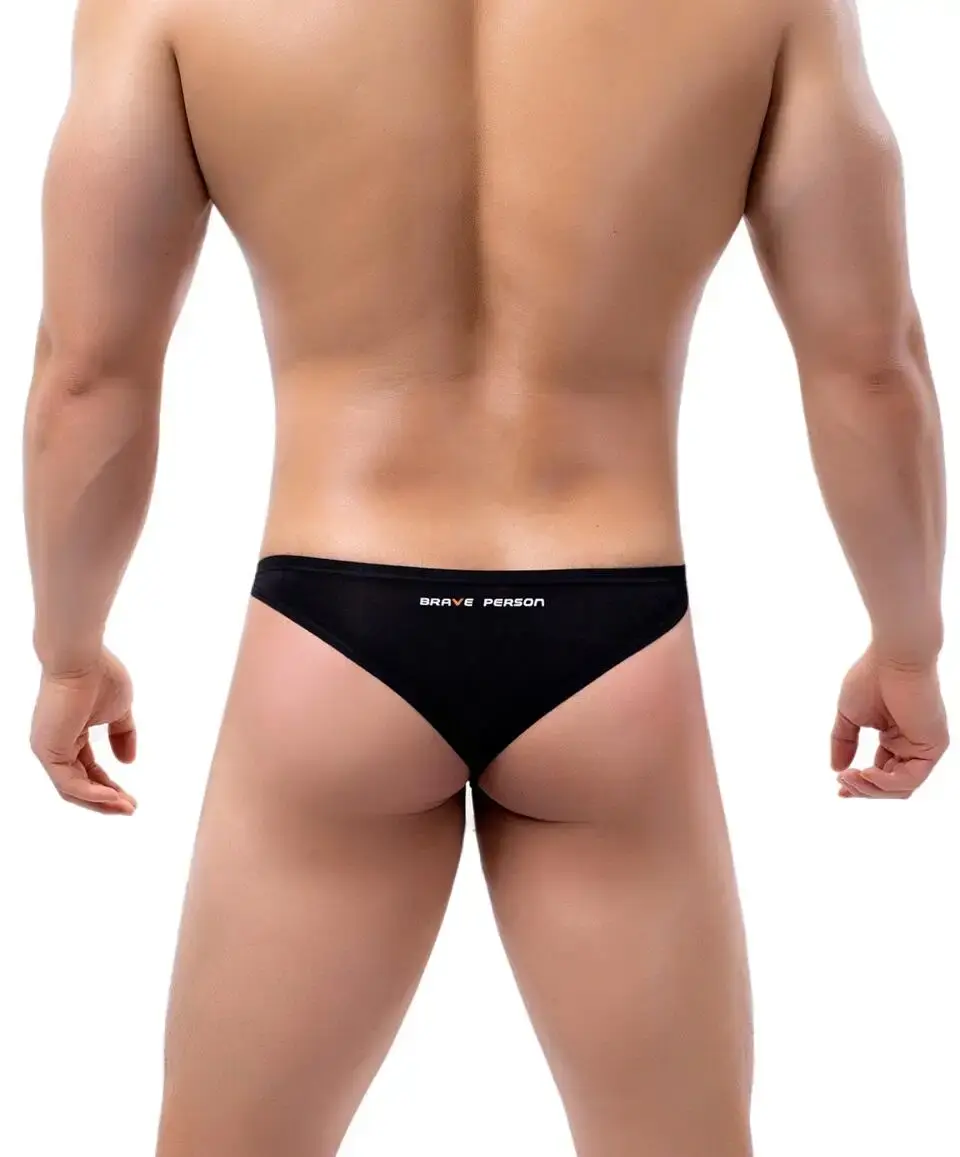 Mens Briefs Low waist Sexy Underwear Briefs for Man Nylon Underpants Briefs Bikini Thongs Male Panties — image 7