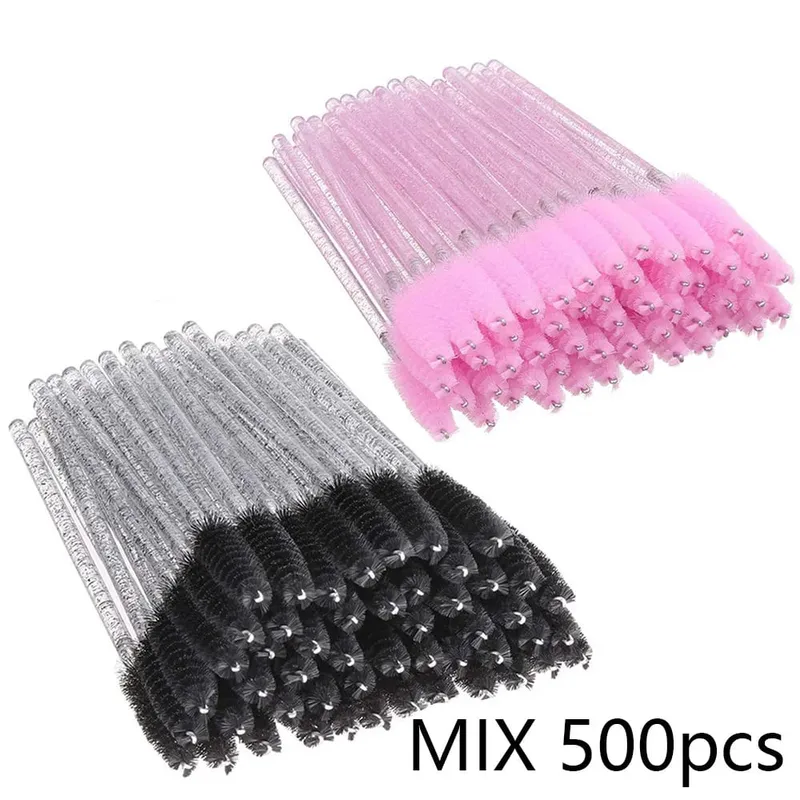500/1000pcs Eyelash Brush Applicator Wholesale Lash Mascara Wands Brushes For Eyelash Extension Eyebrow Spoolies Beauty Tools — image 9