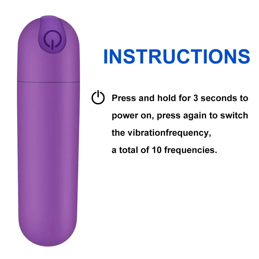 Mini Bullet Vibrator for Women Strong Shock Vibrating Nipple Vagina Clitoral Stimulator Thrusting Dildo Sex Toys for Couple 18+ — image 4