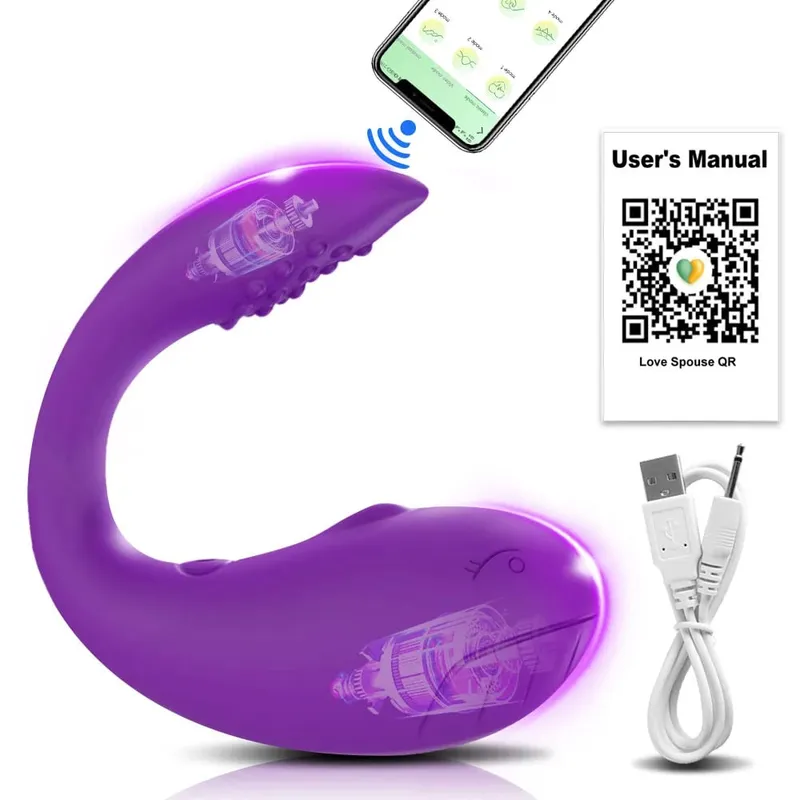 אלחוטי Bluetooth G Spot Vibrator נשים דגדגן ממריץ תחתונים לבישים לנשים ויברטור ביצת אהבה צעצועי מין רוטטים למבוגרים