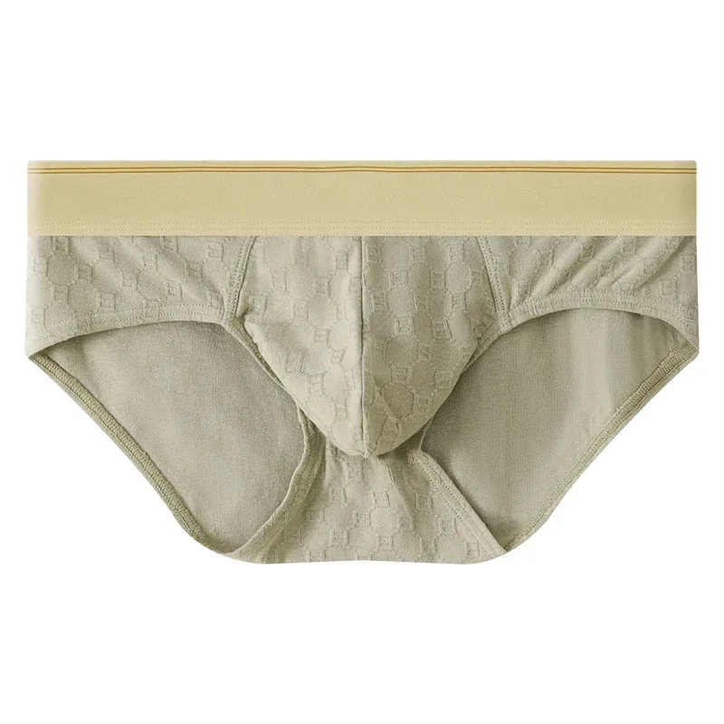 Fashion Men's Underwear Breathable and Comfy Pure Cotton Knit Briefs — image 18