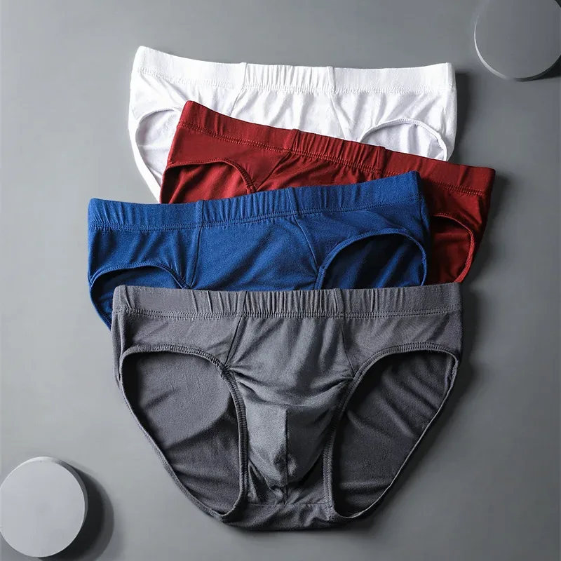 Men's underwear, men's briefs, summer thin modal underpants, sexual charm, large-sized men's low-waisted breathable shorts