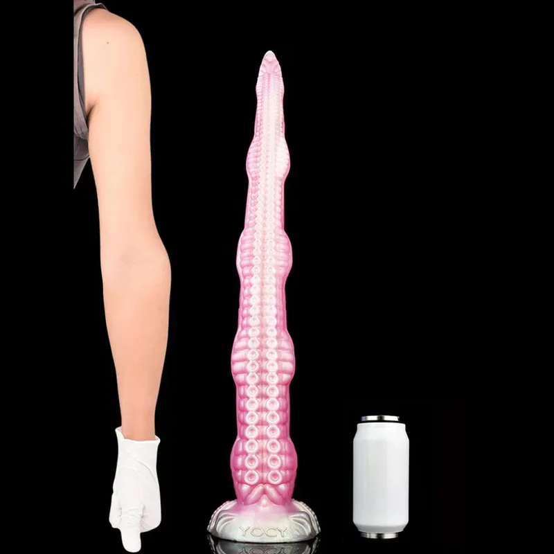 65cm Long Butt Plug With Suction Cup S M L XL XXL Fantasy Octopus Leg Dildo Anal Beads 5 Sizes Sex Toys For Women Man