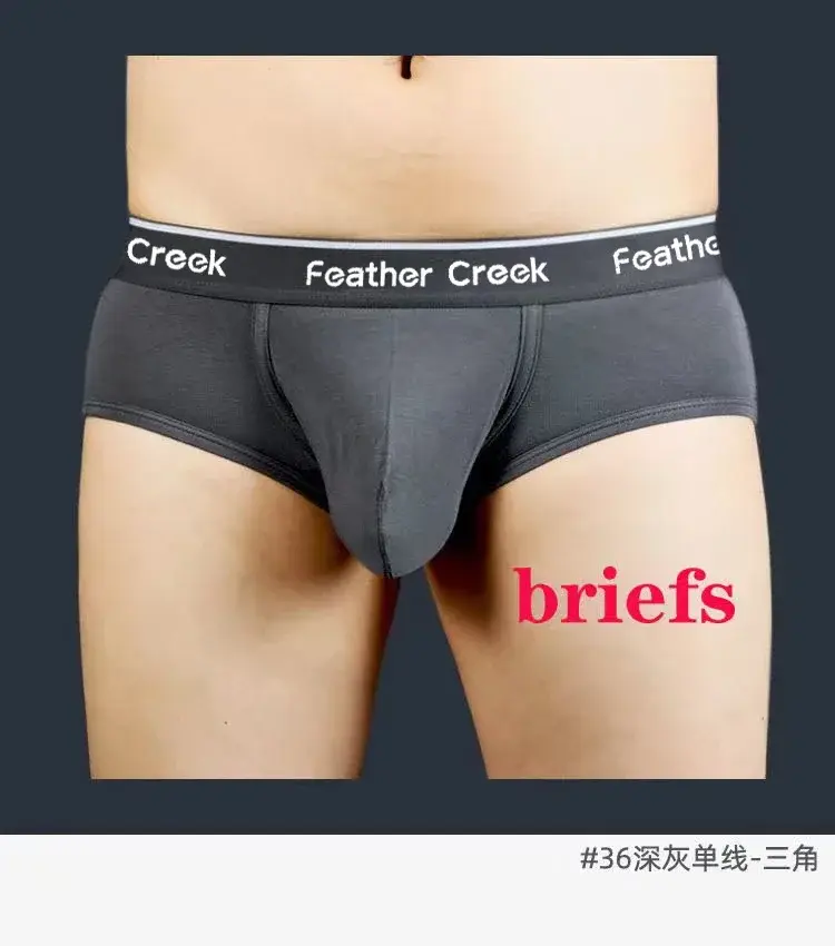 Large Pouch Men's Panties U Convex Front Pocket Flat Foot Triangle Sexy Shorts Fashionable Underwear for Men — image 8