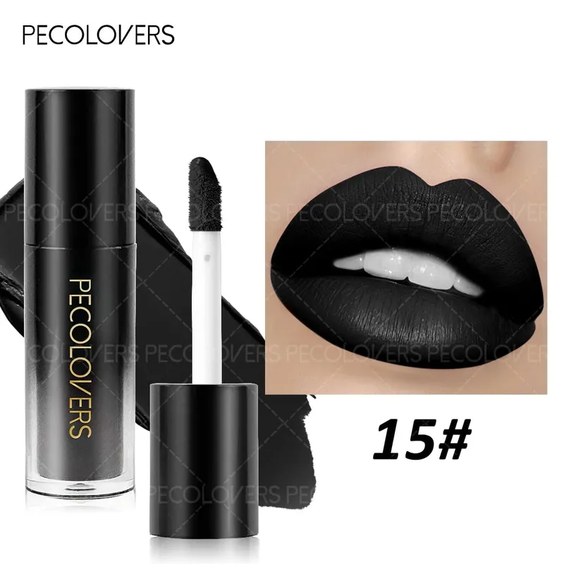 3 ΤΕΜ/ΣΕΤ ματ κραγιόν+μαύρο eyeliner+γυαλιστερό στυλό για σκιές ματιών που ταιριάζουν για να δημιουργήσετε ένα μακιγιάζ μαύρο πανκ τέλειο για αποκριές/πάρτι — image 7