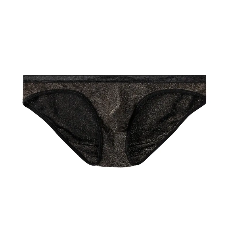 Men's Ice Silk Triangle Panties Sexy U-Shape Thin Briefs Breathable Mesh Low-Waist Underwear — image 24