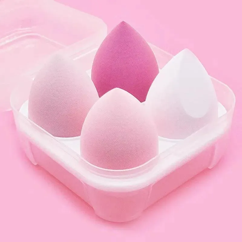 4/8/16 τμχ Σετ καλλυντικών σφολιάτας Beauty Egg Wet and Dry Dual-use Egg Makeup Foundation Sponge Air Cushion Puff Soft Makeup Tools