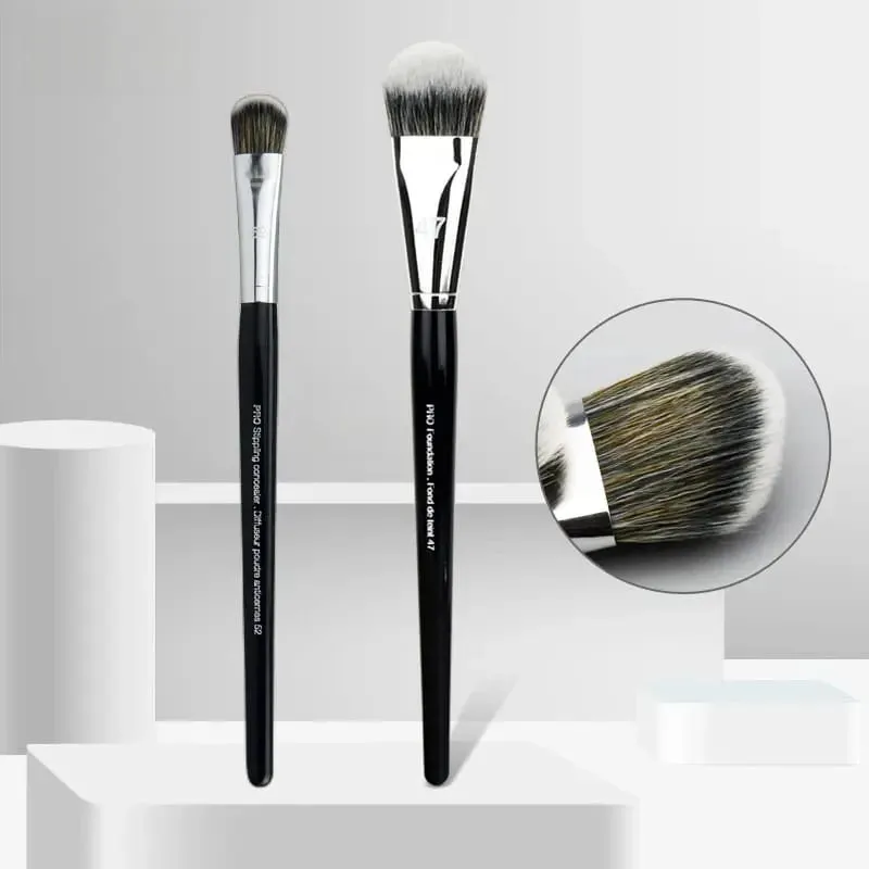 Professional Foundation Brush 47/52 Broom Head Liquid Foundation Shadow Repairing Brushes Women Face Base Makeup Beauty Tools