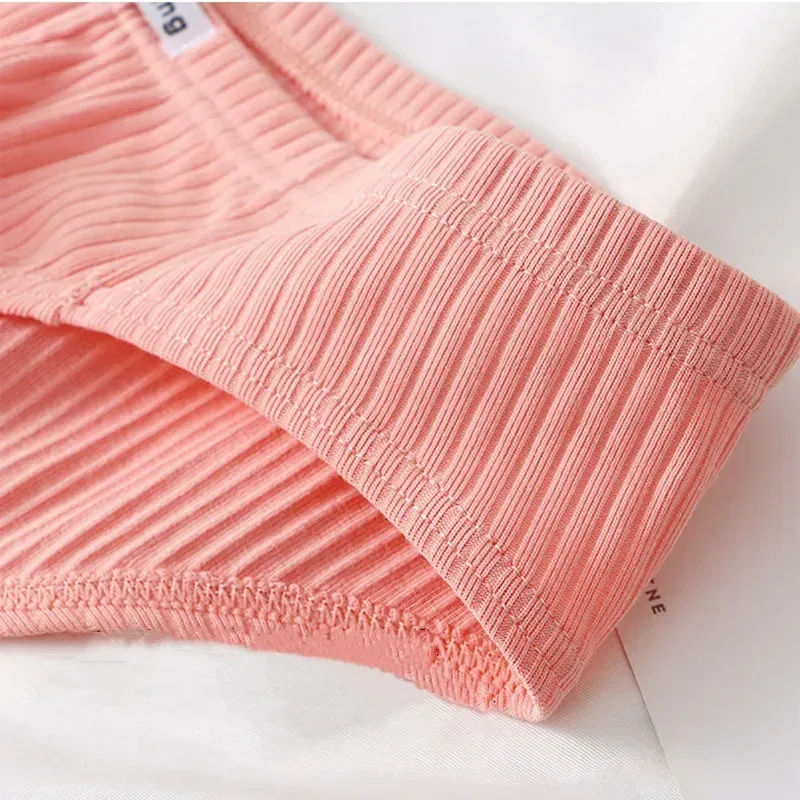 Men's Ribbed Cotton Separate Pouch Briefs Breathable Low Rise Soft Stretch Underwear Panties 1PC — image 9