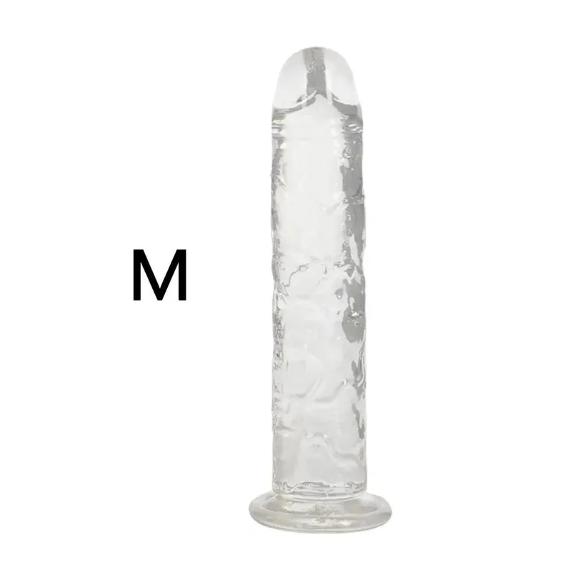 KWD Erotic Soft Jelly Dildo Anal Butt Plug Realistic Strong Suction Cup Adult Toys G-spot Orgasm Big Penis Sex Toys For Woman
